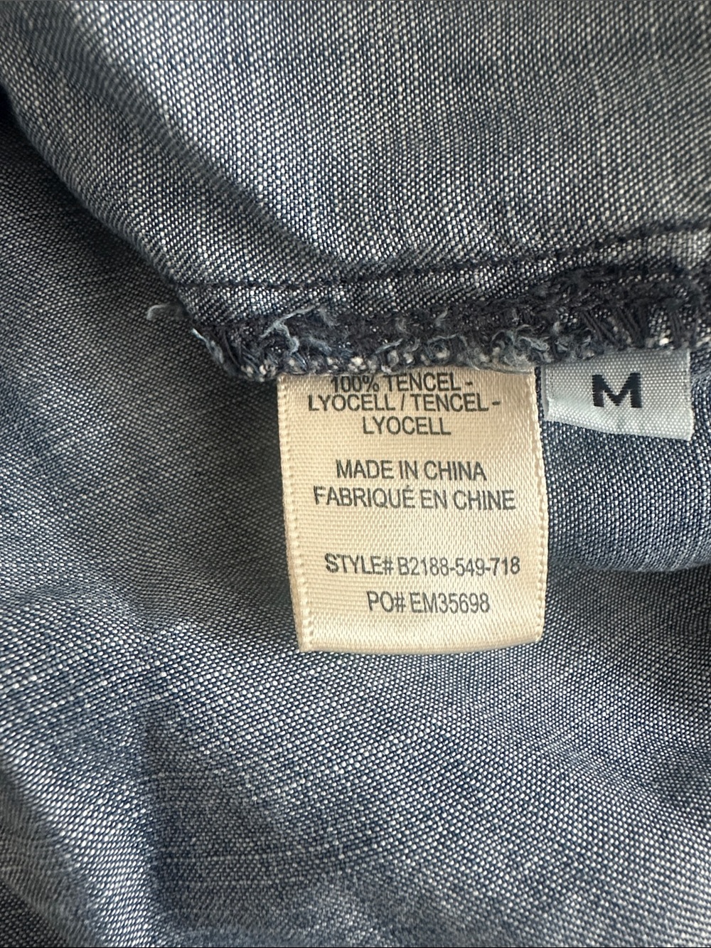 Cloth & Stone Lightweight Denim Top - Picture 6 of 8